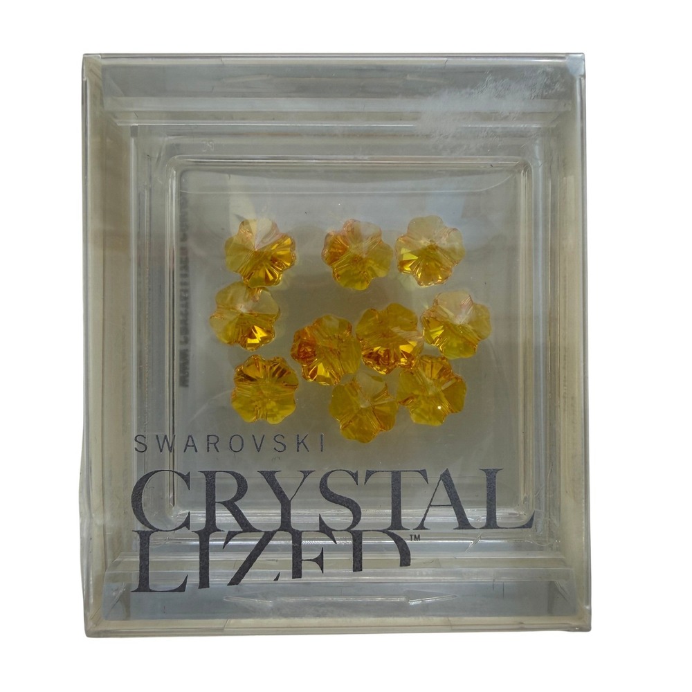 Swarovski Crystallized Elements Flower Beads‎ 5752 Sunflower 8mm 10pcs  Austria